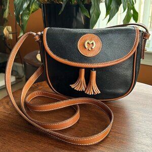 MILA SCHON Leather Crossbody Bag Black 👜